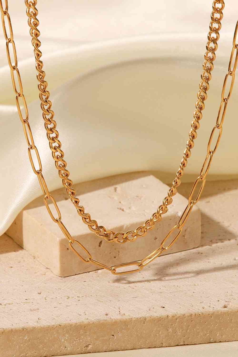 Lets Link Layered Necklace